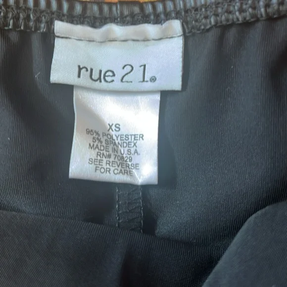 Vintage Y2K Witchy Goth faux leather bodycon maxi dress - Picture 5 of 5